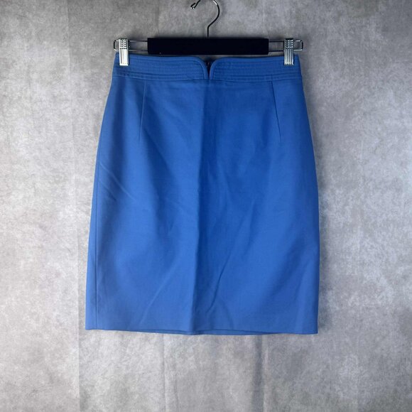 Elie Tahari Blue Pencil Skirt – Size 4 - Picture 1 of 7